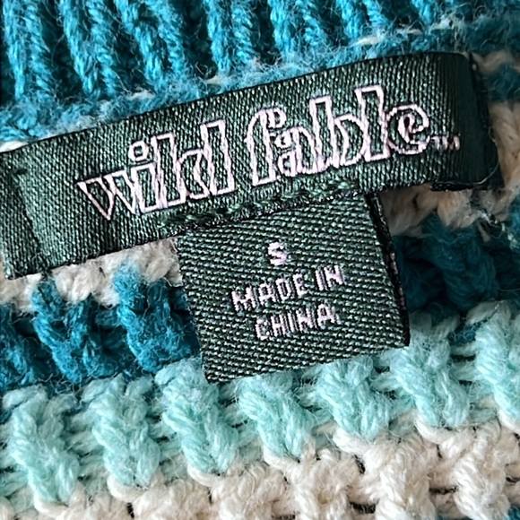 WILD FABLE 2 Pc. Striped Skirt & Crop Top Set Size Small - Picture 8 of 13